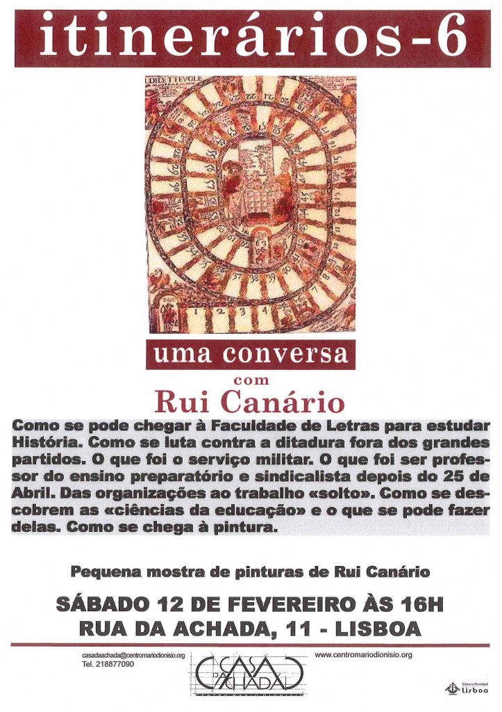 Cartaz Itinerários 6