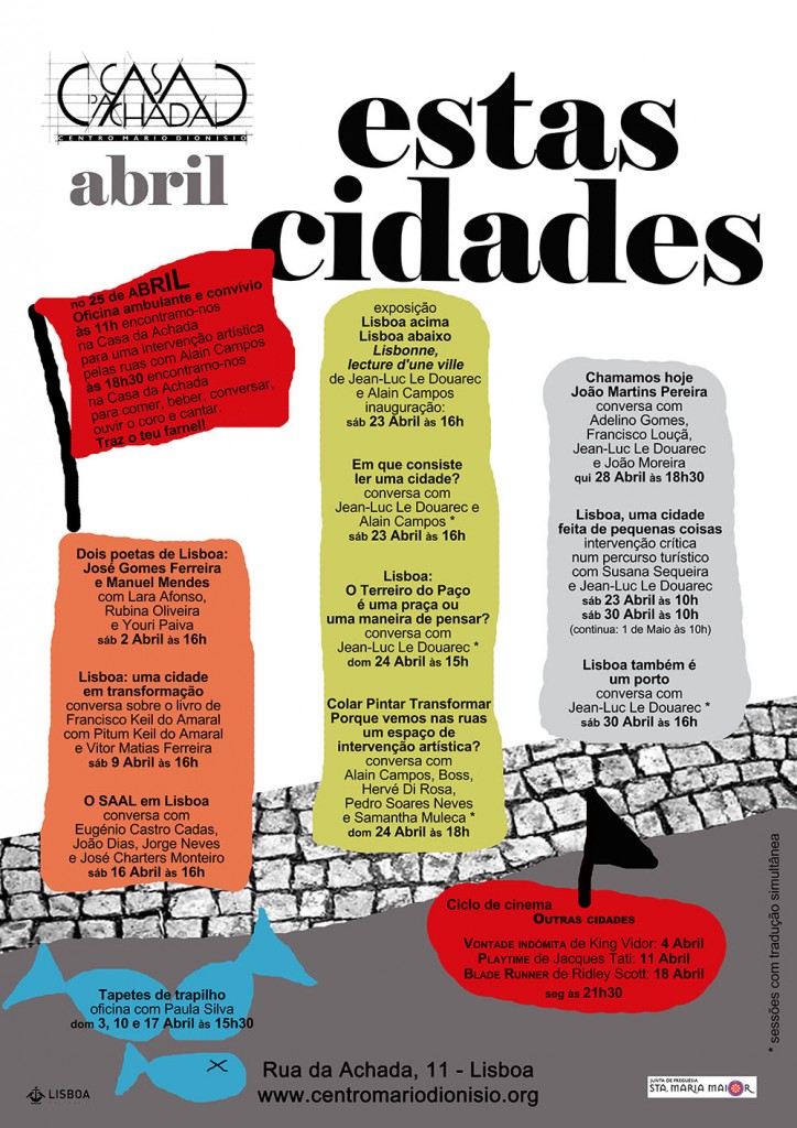 Ciclo Estas cidades - Abril
